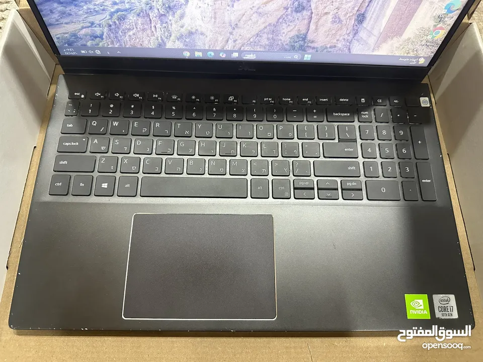 لابتوب dell جيل عاشر i7 ورام 16 و هاردسيك 512 و شاشة 15.6 سعرر حررق