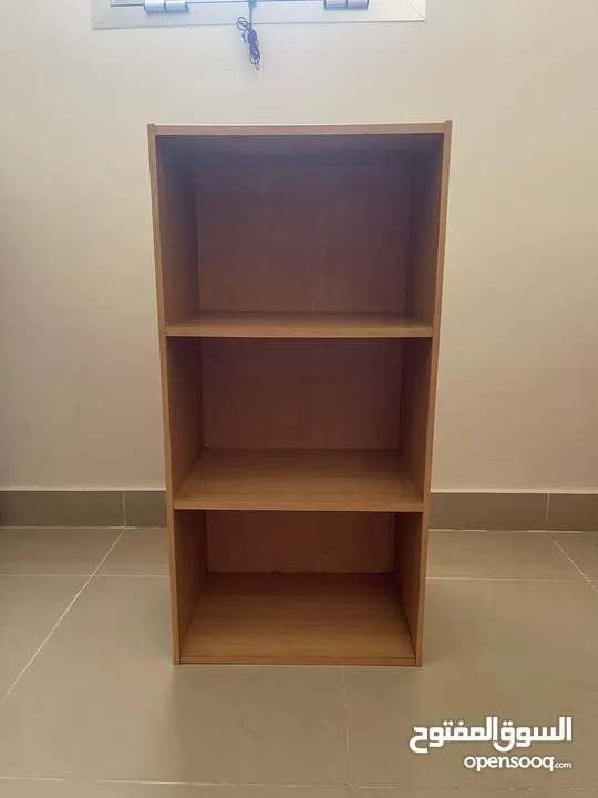 Computer table and book shelf set for school children