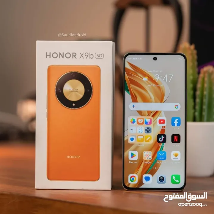 شغال كفاله الشركة Honer X9p 5G رام 16 و  20 جيجا 256 أغراضة والكرتونه الأصلية متوفر توصيل