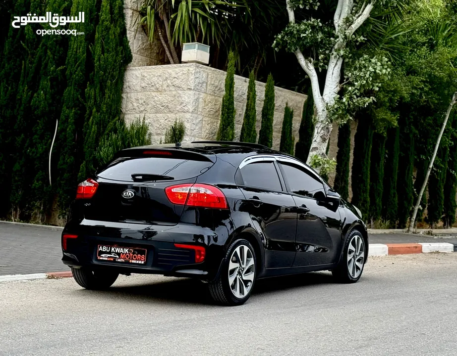 ‏  كاملة الاوصافAbu Kwaik Motors..  Kia Rio 2017  فحص ممتاز طلاء الشركة بالكامل ،، عداد 47 الف اصلي