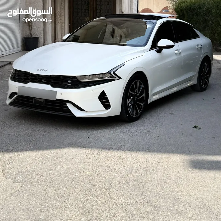 كيا kia k5 2022  ليمتيد فل اعلى صنف وارد كوري  فحص كامل 7جيد