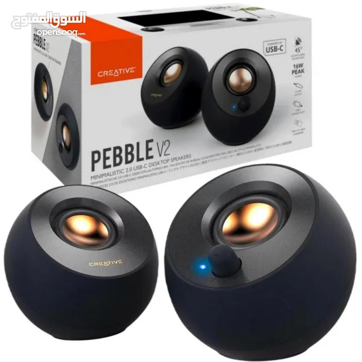 سماعات بلوتوث  Creative Pebble V2 أداء خارق وسعر مغري