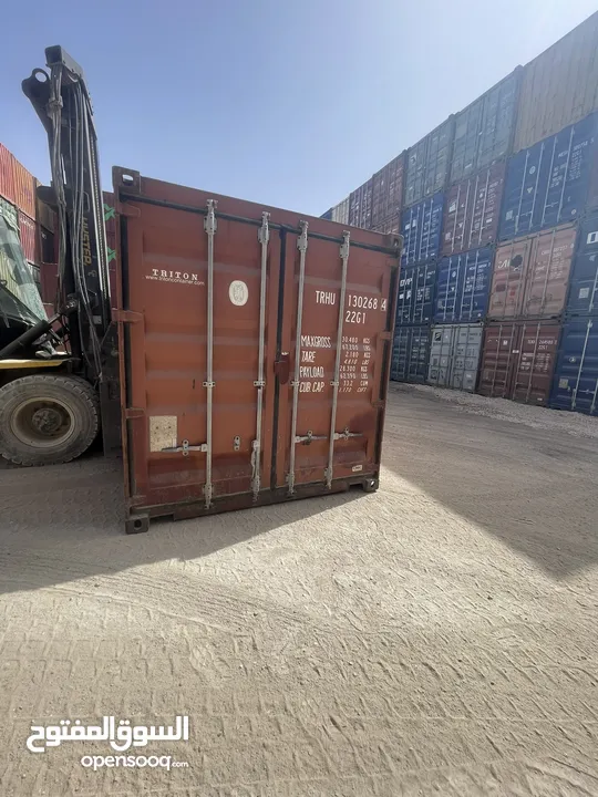 حاويات(‏container)20 +40 قدم للبيع مجمرك  وغير مجمرك و عالي وستاندر وحاويات مبردة ******************