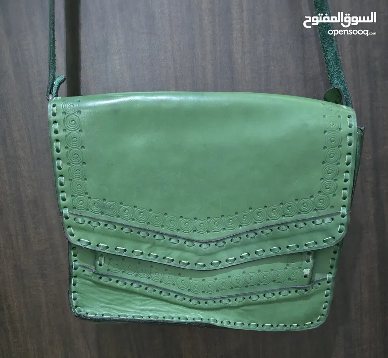 Natural Leather Handmade Bag (Sami Amin brand)