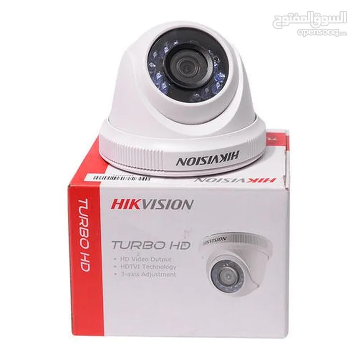 كاميرات مراقبة 5 ميجا داخلي وخارجي نوع هيك فيجن خدمة التوصيل متوفرة Hikvision Camera 5M