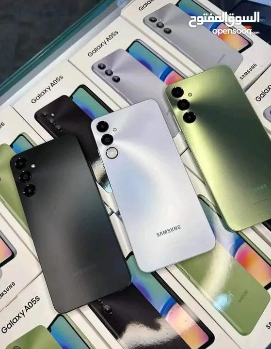 جهاز جديد  بالكرتونة Samsung A05s رام 8 و 12 جيجا 64 و 128 هدية كفر ولزقة وشاحن الاصلي متوفر توصبل