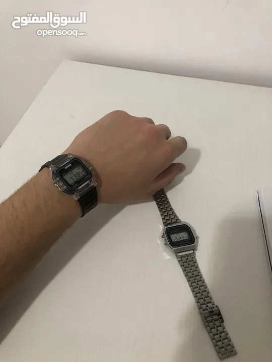 ساعة كاسيو بسعر رخيص واستعمال خفيف جدا للبيع بجودة جيدة جدا