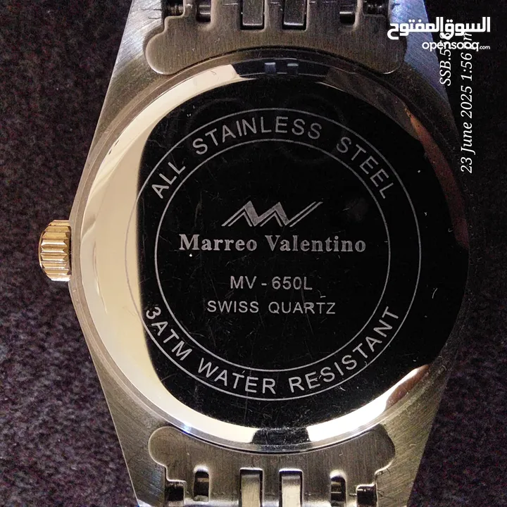 ساعة يد نسائي نوع marreo Valentino جديدة  كاملة مع العلبة