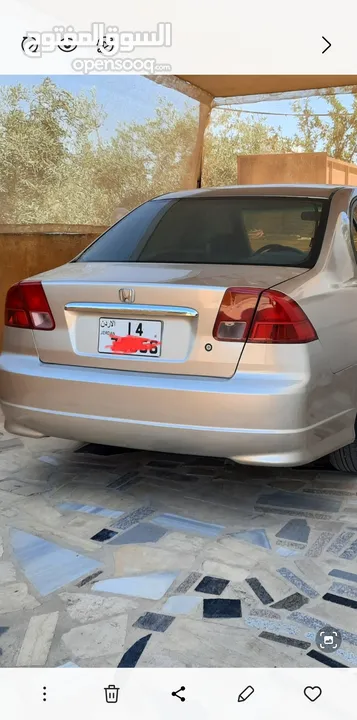 أضوية خلفية هوندا سيفيك بركبو من 2001ل2005 بحالة الوكالة تمامآ