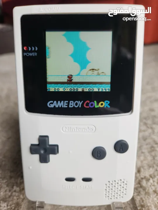 Original gameboy with color custom ips display