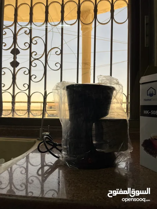 ماكنه قهوه جديد غير مستعمل بالكرتونة