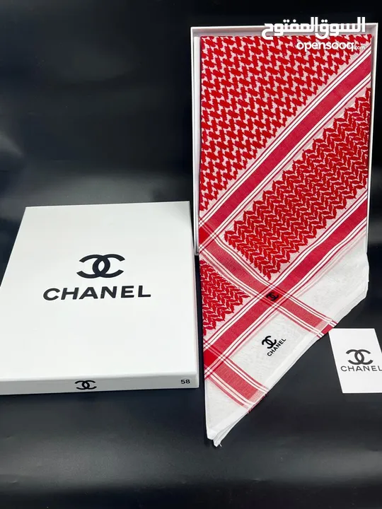 شماغ احمر وابيض جفنشي وكارتير ومونت بلانك جميع الماركات هاي كوالتي مع الملحقات احدث البصمات 2025