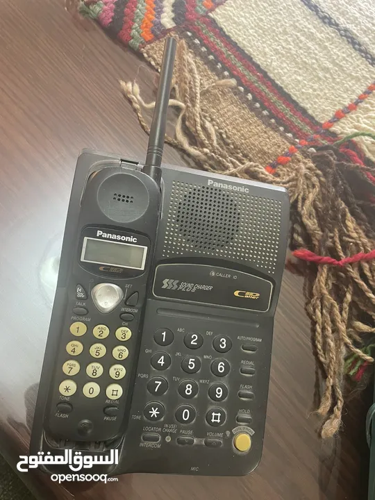 هاتف ارضي لاسلكي بحالة ممتازة