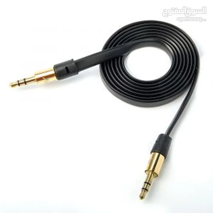 AUX- IN CABLE منفذ AUX كيبل   او اكس  1 متر  