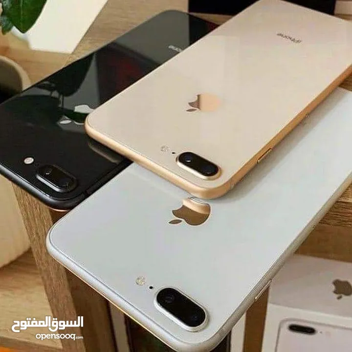 على الفحص ايفون 8 بلس جيجا 64 و 256 بطارية مشكل هدية كفر ولزقة وشاحن الاصلي متوفر خدمة التوصيل