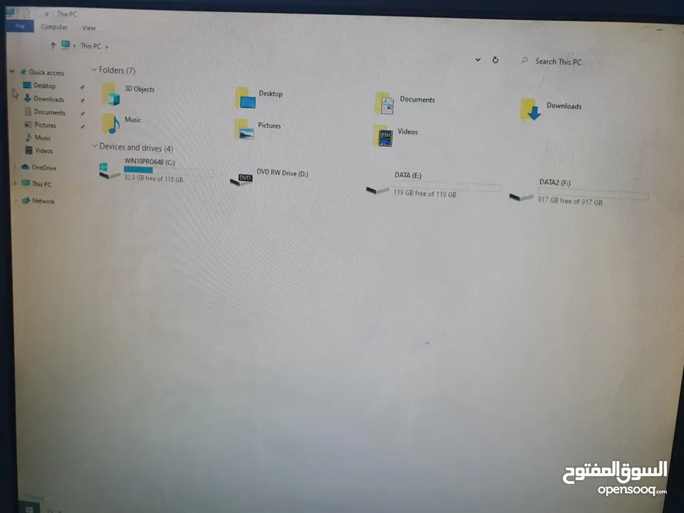 جهاز  كمبيوتر pc hp  يرجى قرأة الوصف