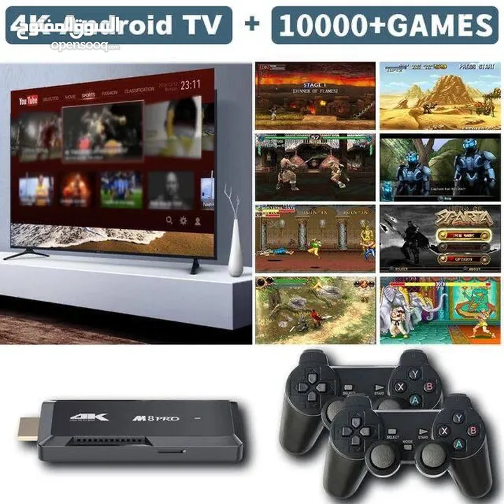 TV Box Game Stick 2 en 1 M8 PRO
