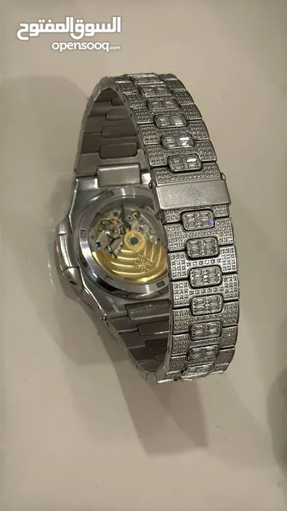 patek philippe nautilus  iced automatic