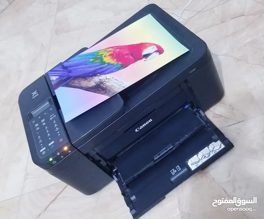 طابعة canon بحالة ممتازة وحبر معبى فل ويرلس مع سكاتر وفاكس فقط 150 شيقل ..