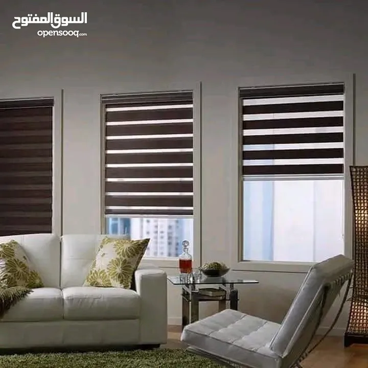 ستائر زيبرا تركي ذو جودة عالية توفر لك التحكم المثالي في الضوء مع تصميم عصري وأنيق