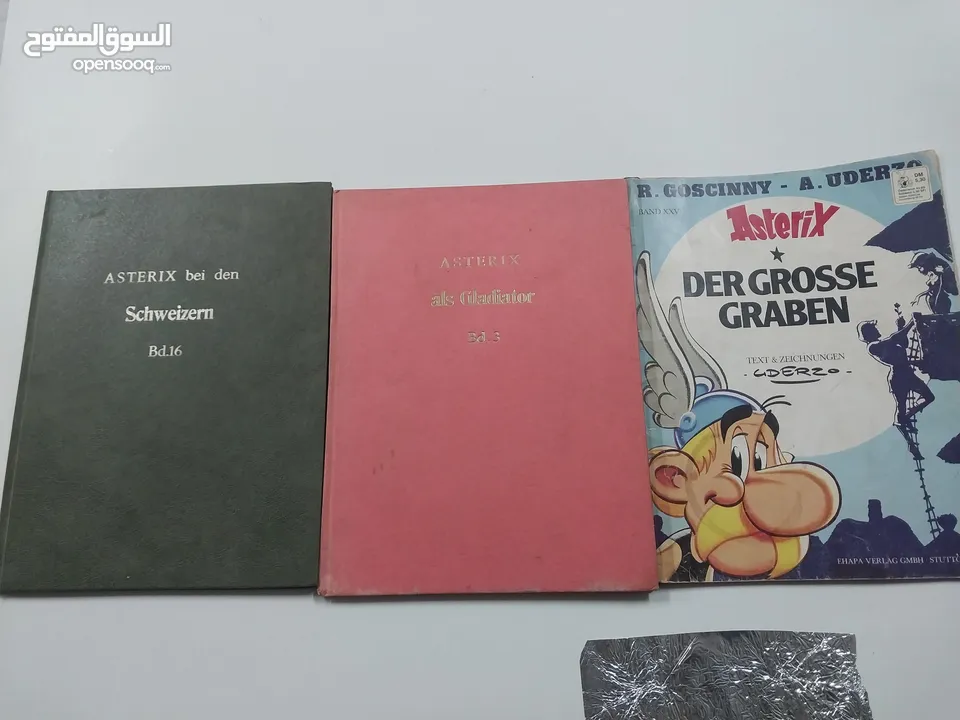 ثلاث مجلات استريكس واوبليكس باللغة الألمانية