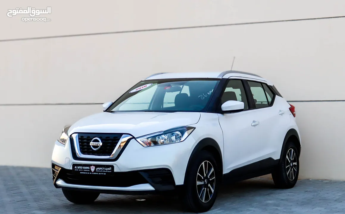 Nissan kicks 1.6L 2020 GCC accident free in excellent condition 875P.M