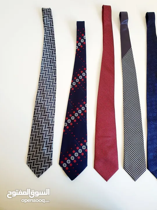 مجموعة من ربطات العنق الرجالي (كرافة)  ماركات -صنع يد  hand made-Men's necktie