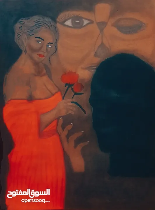 لوحات سريالية اصلية رسم يدوي