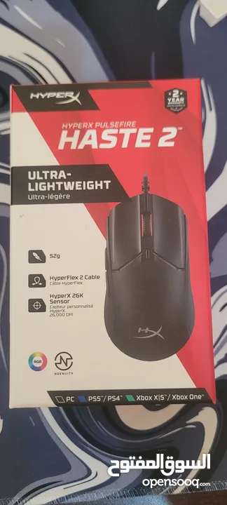 mouse hyperx haste 2 ماوس هايبر اكس   للبيع ....... . . . . . .   . .    .. . . . .