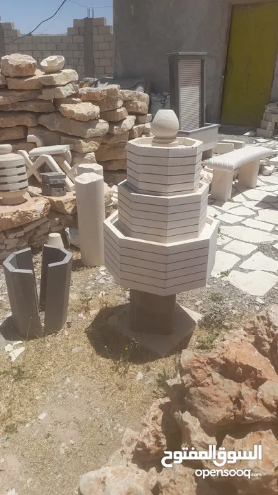 تصميم شلالات و نوافير وفيربليس و باربكيو وتركيبها وصيانتها