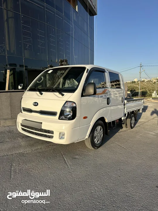 كيا بنجو Bongo 3 2018 دبل كابين فحص كامل اعلى صنف باقل سعر جمرك جديد المشتري اول مستخدم كاش او اقساط