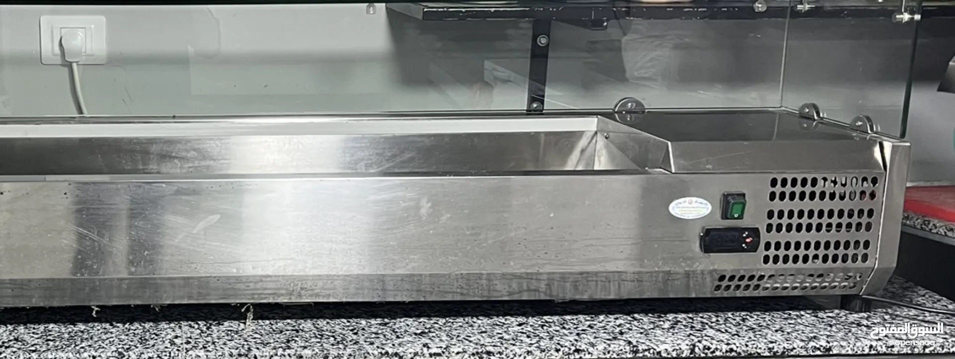 ثلاجة بسطة للخضار (معدنيا)