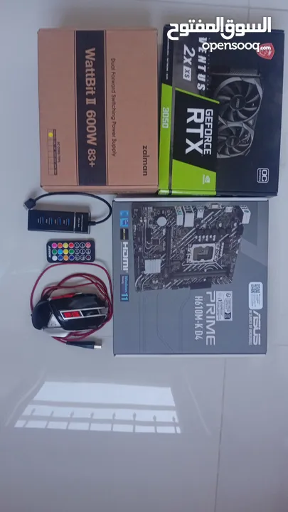 جهاز جيمنج ممتاز نضيف ومضمون مع جميع قطعو وأغراضو المواصفات بلوصف