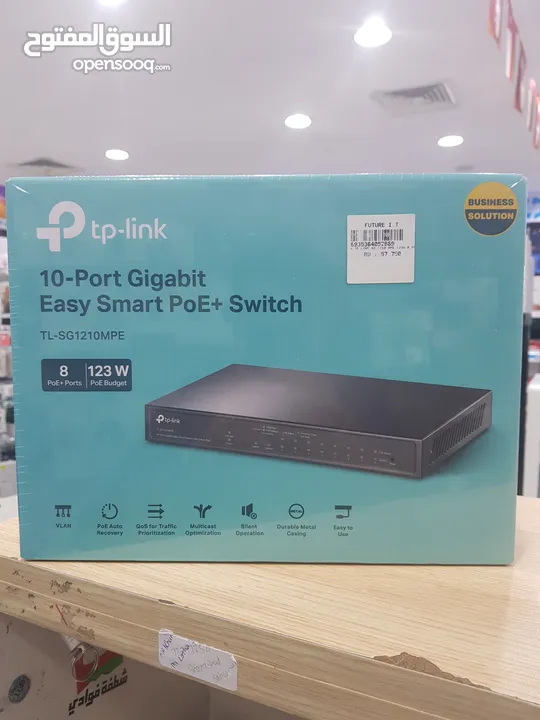 Tp-link 10-port gigabit PoE+Switch TL‐SG1210MPE 123W