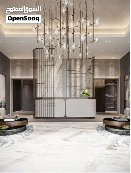 تملك استديو مع مسبح خاص  للبيع تتمتع ب مزيج من الفخامة العصرية بسعر لقطه مع الفرش بالكامل مجانا