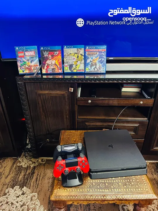 Playstation 4 Slim  بلاستينش 4 سلم