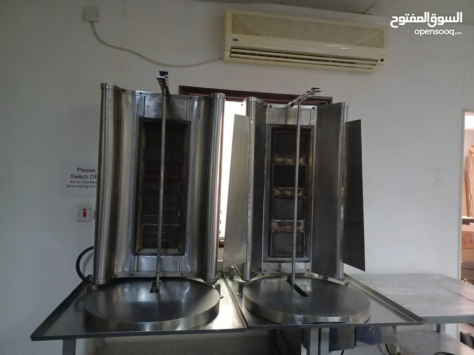 معدات مطعم شاورما للبيع