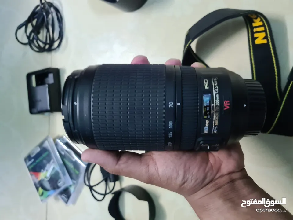 nikon 7200 less used camera for sale like new