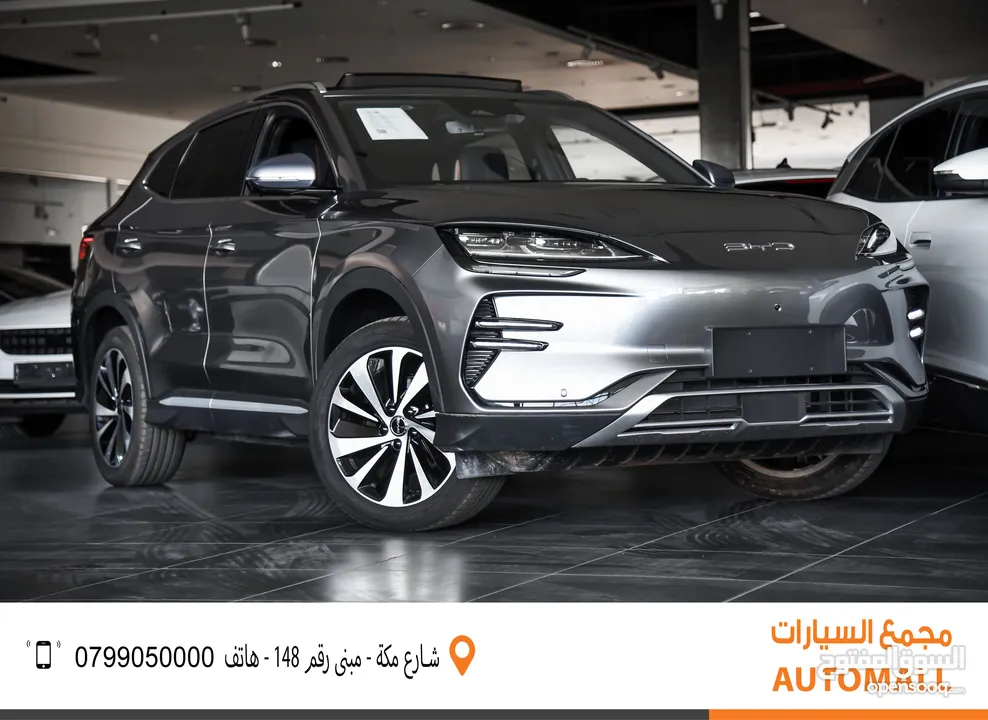 بي واي دي سونج بلس فلاج شيب كهربائية بالكامل 2024 BYD Song Plus Flagship Champion Edition SUV EV