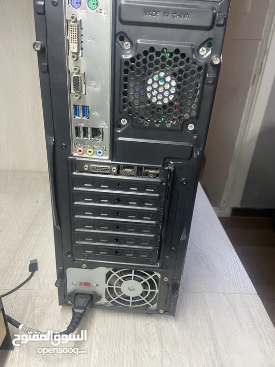 كومبوتر مستعمل i5 4460 GTX 1050Ti 4GB للبيع للالعاب و الدراسة