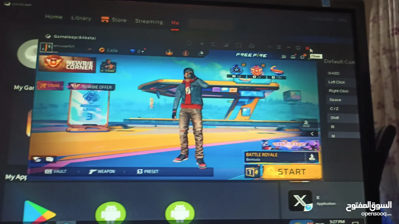 موجود كيس للبيع بدون شاشه بنزل ببجي و فري فاير و gta اقرا المواصفات في الوصف