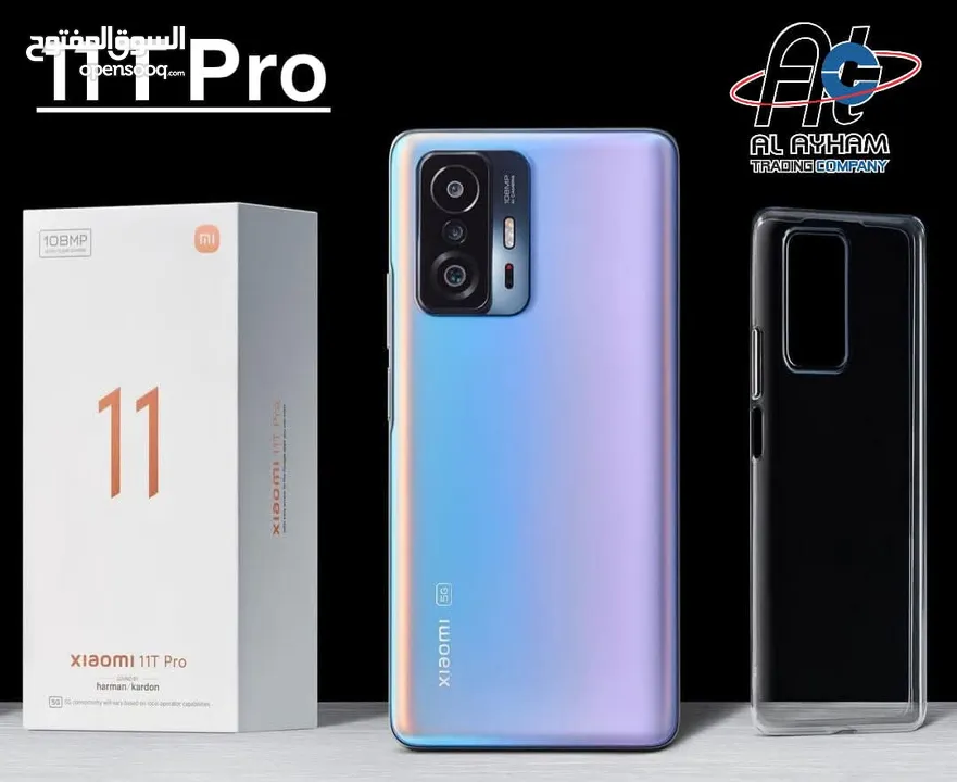 مستعمل اخو الجديد شاومي 11T pro 5G رام 16 جيجا 128 و 256 أغراضة والكرتونه الأصلية متوفر توصيل