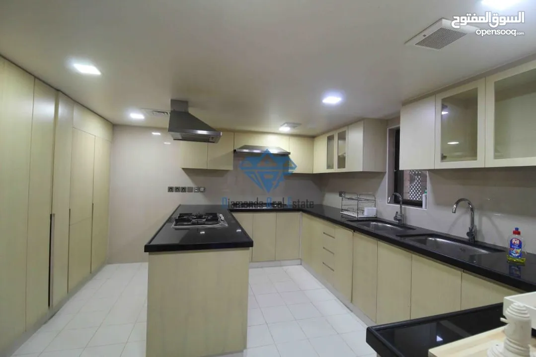 #REF1124    Beautiful & Spacious Semi Furnished 4BR Villa Available for Rent in Madinat Qaboos