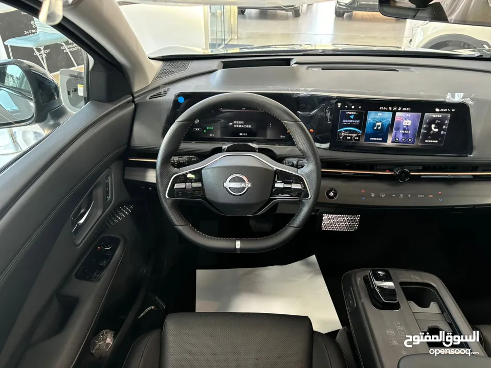 NISSAN AIRYA نيسان اريا كهربائيه 2024 كفالة مجموعة بسطامي والصاحب 3 سنوات او 100000كم