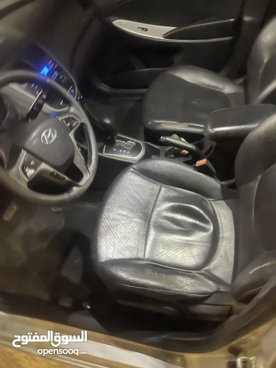 هونداي اكسنت  2014  مطور 1400 جير 6 غيار والفحص مرفق بلصور الله يبارك لصاحب النصيب