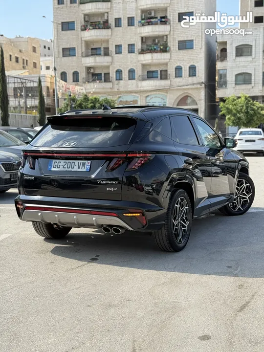 هونداي توسان NLine ترخيص 2022 محرك 1600 هايبرد plug in/يقطع على الشحنه 65 كيلو متر