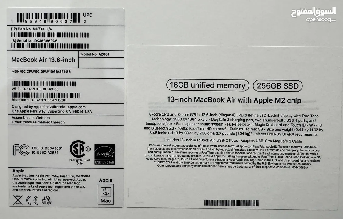 Macbook Air with apple m2