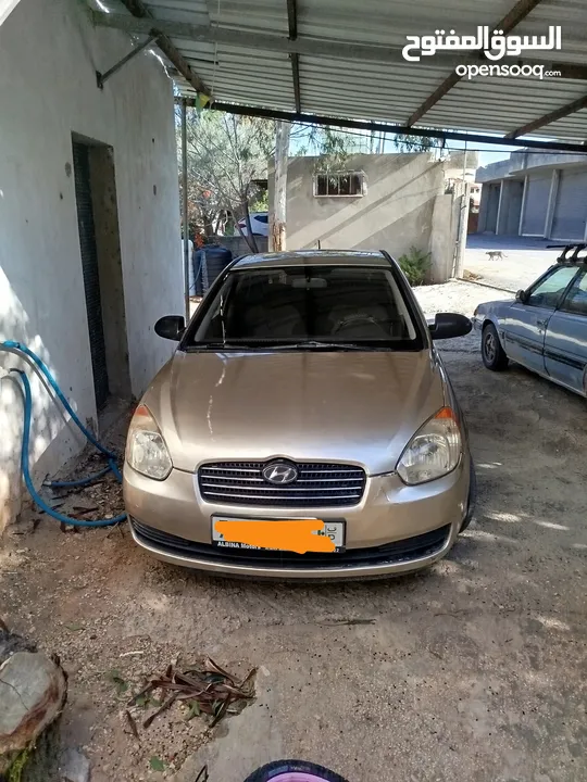 هونداي فيرنا 2007 فحص نخب ترخيص تأمين سنه كامله مش ناقصها ولا اشي بالصلاه عالنبي