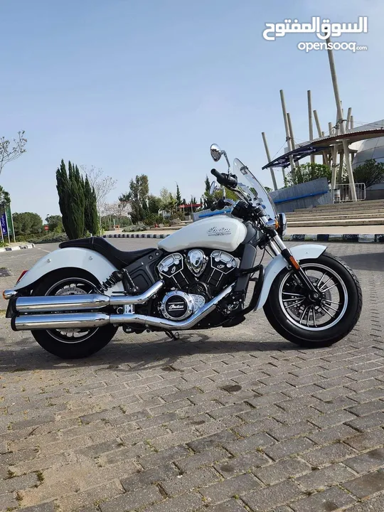 Indian scout 2020 abs 1200cc لون مميز