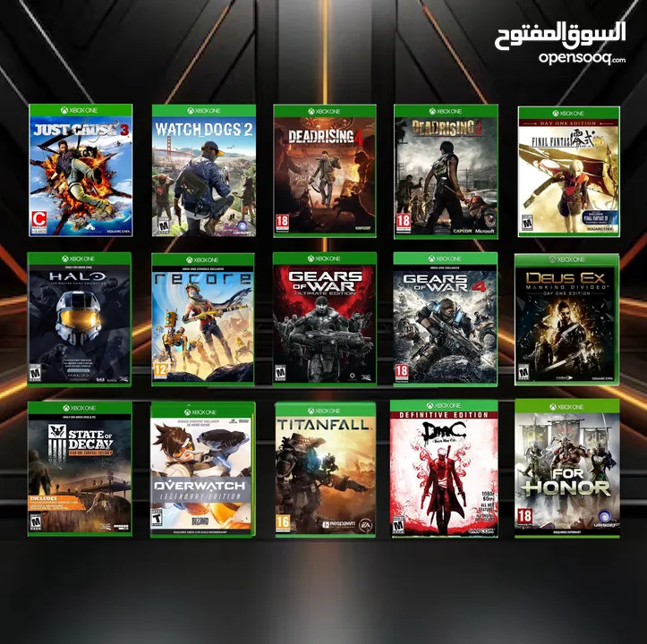Xbox Game Cd’s for series x & one x/s  أقراص ألعاب لاجهزه إكس بوكس سيريس & ون